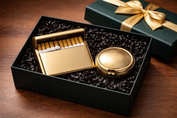 Idées de cadeaux originaux pour fumeurs : étui à cigarettes, briquet, cendrier de poche