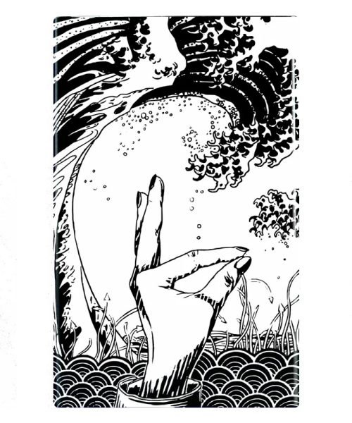 Boîte à cigarettes japonaise motif dragon doré